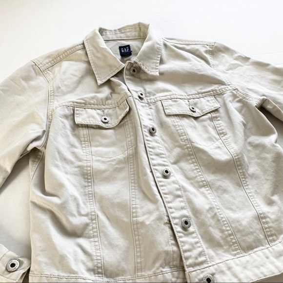 Gap Large Khaki Beige Spring Jacket - Picture 9 of 14